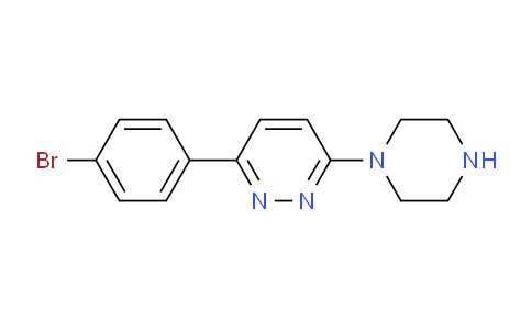 CAS No. 1017168-56-7, 3-(4-Bromophenyl)-6-(piperazin-1-yl)pyridazine