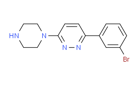 CAS No. 1354937-65-7, 3-(3-Bromophenyl)-6-(piperazin-1-yl)pyridazine