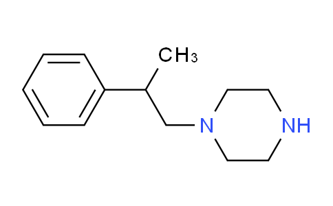 CAS No. 55884-32-7, 1-(2-Phenylpropyl)piperazine