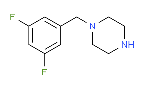 CAS No. 868054-29-9, 1-[(3,5-Difluorophenyl)methyl]piperazine
