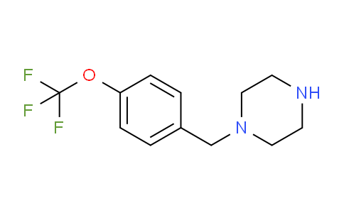 CAS No. 340759-27-5, 1-{[4-(Trifluoromethoxy)phenyl]methyl}piperazine