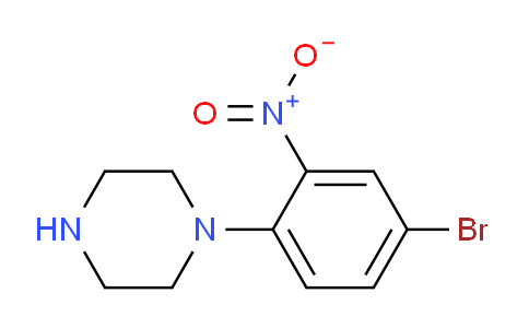 CAS No. 1016804-23-1, 1-(4-Bromo-2-nitrophenyl)piperazine