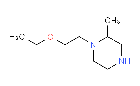 CAS No. 1240565-71-2, 1-(2-Ethoxyethyl)-2-methylpiperazine