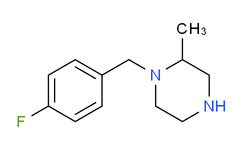 CAS No. 1131001-24-5, 1-[(4-Fluorophenyl)methyl]-2-methylpiperazine