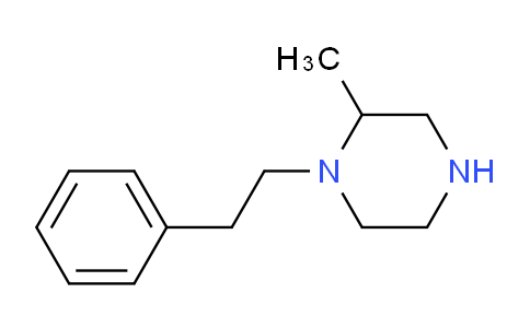 CAS No. 70060-67-2, 2-Methyl-1-(2-phenylethyl)piperazine