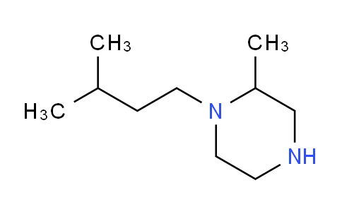 CAS No. 1226017-80-6, 2-Methyl-1-(3-methylbutyl)piperazine
