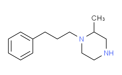 CAS No. 58029-99-5, 2-Methyl-1-(3-phenylpropyl)piperazine