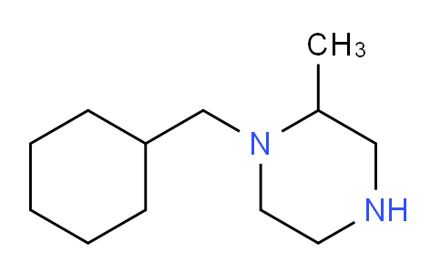 CAS No. 1240572-51-3, 1-(Cyclohexylmethyl)-2-methylpiperazine