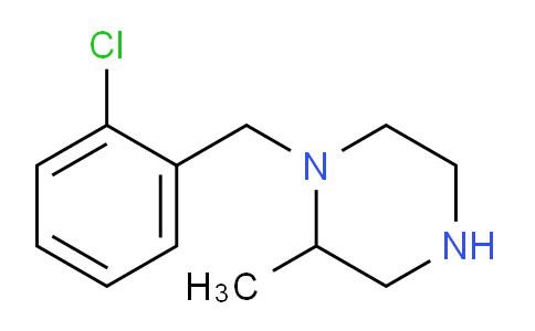 CAS No. 1226229-88-4, 1-[(2-Chlorophenyl)methyl]-2-methylpiperazine