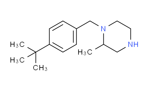 CAS No. 1240573-50-5, 1-[(4-tert-Butylphenyl)methyl]-2-methylpiperazine