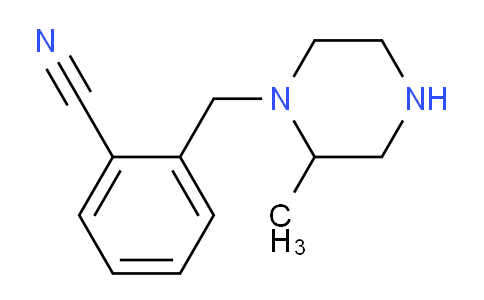 CAS No. 1240566-75-9, 2-[(2-Methylpiperazin-1-yl)methyl]benzonitrile