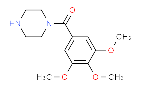 CAS No. 53342-13-5, 1-(3,4,5-Trimethoxybenzoyl)piperazine