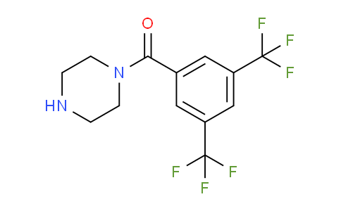 CAS No. 1159574-25-0, 1-[3,5-Bis(trifluoromethyl)benzoyl]piperazine