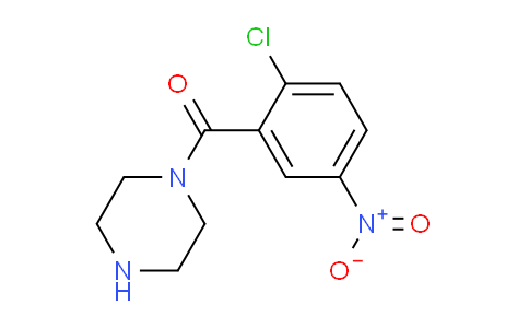 CAS No. 784135-98-4, 1-(2-Chloro-5-nitrobenzoyl)piperazine