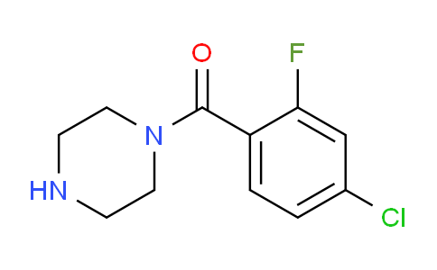 CAS No. 926227-66-9, 1-(4-Chloro-2-fluorobenzoyl)piperazine