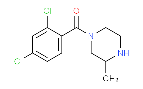 CAS No. 1240575-04-5, 1-(2,4-Dichlorobenzoyl)-3-methylpiperazine