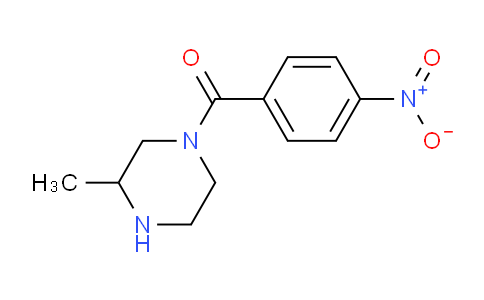 CAS No. 1240575-11-4, 3-Methyl-1-(4-nitrobenzoyl)piperazine