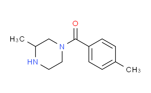 CAS No. 1240567-22-9, 3-Methyl-1-(4-methylbenzoyl)piperazine
