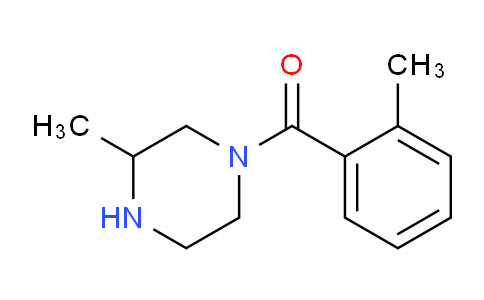 CAS No. 1240574-62-2, 3-Methyl-1-(2-methylbenzoyl)piperazine