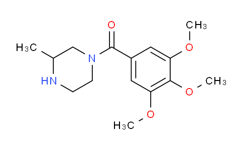 CAS No. 1240564-32-2, 3-Methyl-1-(3,4,5-trimethoxybenzoyl)piperazine