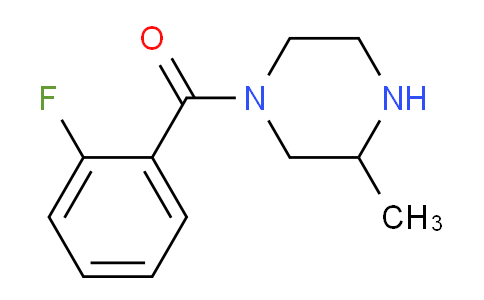 CAS No. 1240567-73-0, 1-(2-Fluorobenzoyl)-3-methylpiperazine