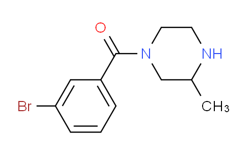 CAS No. 1240567-90-1, 1-(3-Bromobenzoyl)-3-methylpiperazine