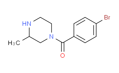 CAS No. 1240564-56-0, 1-(4-Bromobenzoyl)-3-methylpiperazine