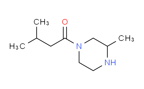 CAS No. 1240574-37-1, 3-Methyl-1-(3-methylpiperazin-1-yl)butan-1-one