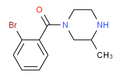 CAS No. 1240564-80-0, 1-(2-Bromobenzoyl)-3-methylpiperazine