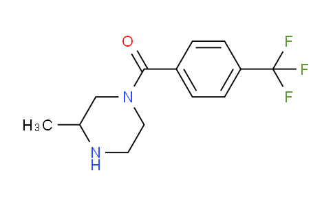 CAS No. 1240568-20-0, 3-Methyl-1-[4-(trifluoromethyl)benzoyl]piperazine