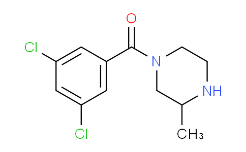 CAS No. 1240574-96-2, 1-(3,5-Dichlorobenzoyl)-3-methylpiperazine