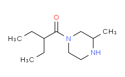 CAS No. 1240578-55-5, 2-Ethyl-1-(3-methylpiperazin-1-yl)butan-1-one