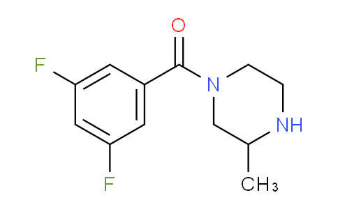 CAS No. 1240573-42-5, 1-(3,5-Difluorobenzoyl)-3-methylpiperazine