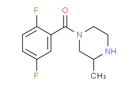 CAS No. 1240564-77-5, 1-(2,5-Difluorobenzoyl)-3-methylpiperazine