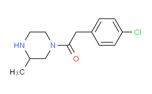 CAS No. 1240581-61-6, 2-(4-Chlorophenyl)-1-(3-methylpiperazin-1-yl)ethan-1-one