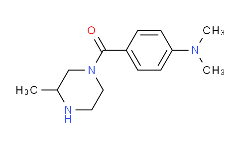 CAS No. 1240573-49-2, N,N-Dimethyl-4-(3-methylpiperazine-1-carbonyl)aniline
