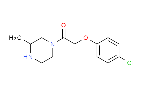 CAS No. 1240564-90-2, 2-(4-Chlorophenoxy)-1-(3-methylpiperazin-1-yl)ethan-1-one