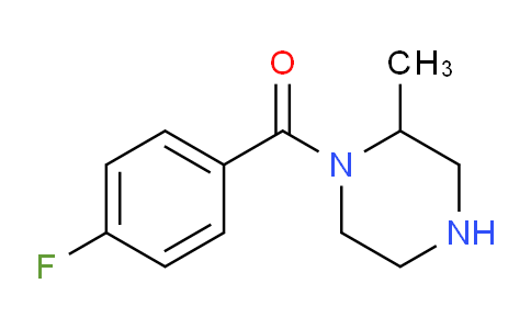 CAS No. 1240577-12-1, 1-(4-Fluorobenzoyl)-2-methylpiperazine
