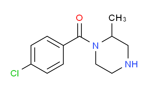 CAS No. 1240565-53-0, 1-(4-Chlorobenzoyl)-2-methylpiperazine