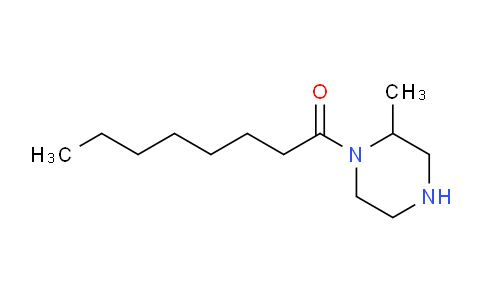 CAS No. 1240565-81-4, 1-(2-Methylpiperazin-1-yl)octan-1-one