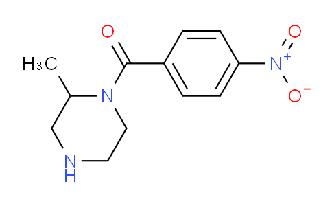 CAS No. 1240565-93-8, 2-Methyl-1-(4-nitrobenzoyl)piperazine