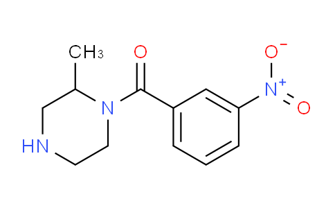 CAS No. 1240565-23-4, 2-Methyl-1-(3-nitrobenzoyl)piperazine
