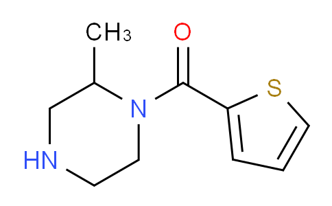 CAS No. 1240581-78-5, 2-Methyl-1-(thiophene-2-carbonyl)piperazine