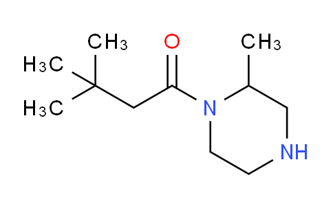 CAS No. 1240569-43-0, 3,3-Dimethyl-1-(2-methylpiperazin-1-yl)butan-1-one