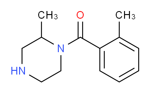CAS No. 1240577-29-0, 2-Methyl-1-(2-methylbenzoyl)piperazine