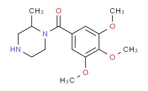 CAS No. 1240565-33-6, 2-Methyl-1-(3,4,5-trimethoxybenzoyl)piperazine