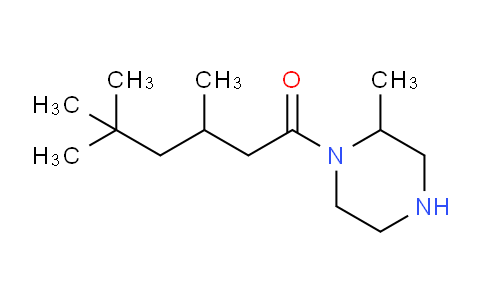 CAS No. 1240565-98-3, 3,5,5-Trimethyl-1-(2-methylpiperazin-1-yl)hexan-1-one