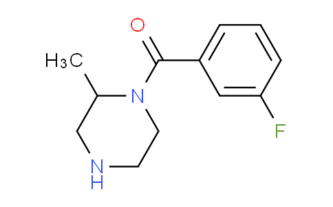 CAS No. 1240565-62-1, 1-(3-Fluorobenzoyl)-2-methylpiperazine