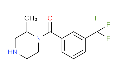 CAS No. 1240575-10-3, 2-Methyl-1-[3-(trifluoromethyl)benzoyl]piperazine