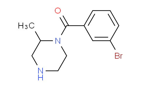 CAS No. 1240569-66-7, 1-(3-Bromobenzoyl)-2-methylpiperazine